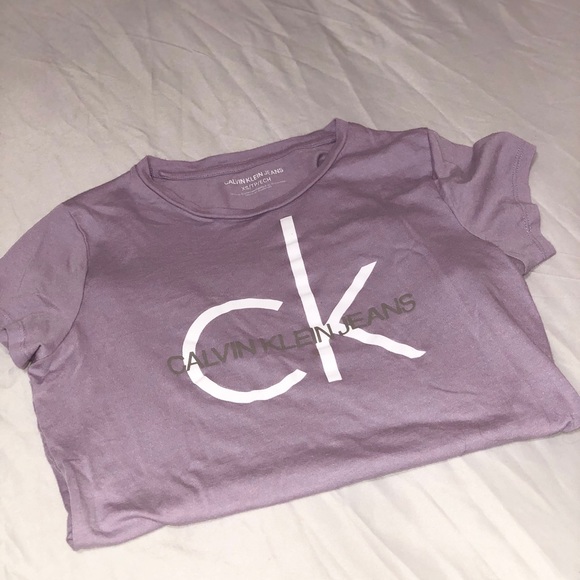 Calvin Klein lavender top - Picture 1 of 2